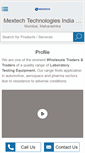 Mobile Screenshot of mextech.co.in
